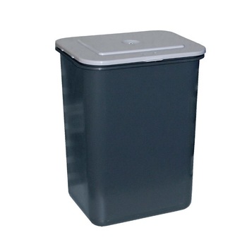 Cos de gunoi cu sistem de prindere pe usa dulapului, capacitate 22 L, 29 X 23.5 X 43.5 CM Cos de gunoi cu sistem de prindere pe usa dulapului, capacitate 22 L, 29 X 23.5 X 43.5 CM