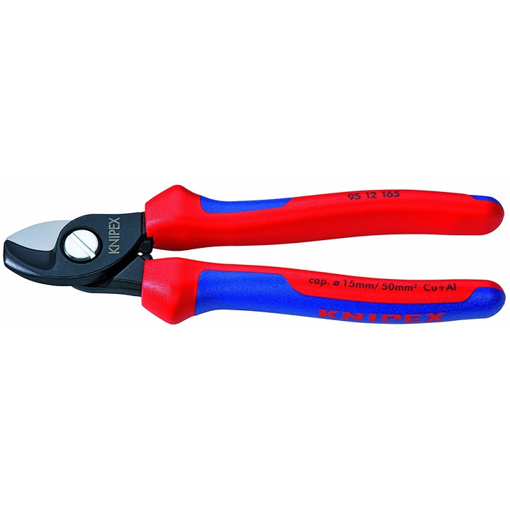KNIPEX kábelvágó olló réz és alumínium kábelekhez 1kv-s - 165 mm- 9512165