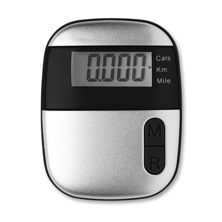 Lépésszámláló kalóriaszámláló távolságmérő fekete