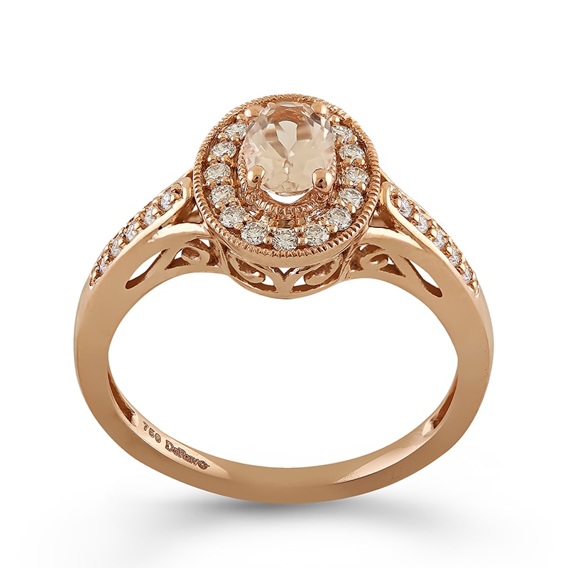 Inel Deruvo Aur 18k Diamante, Morganit, 53 RCRF00134-MORDR