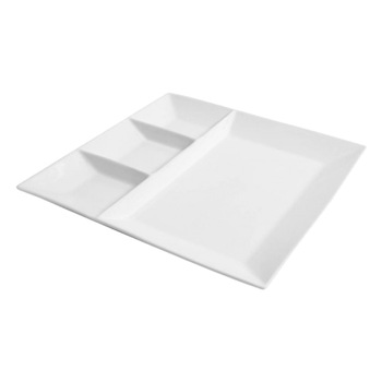 Platou portelan cu 4 compartimente, 28 cm - Viejo Valle Platou portelan cu 4 compartimente, 28 cm - Viejo Valle