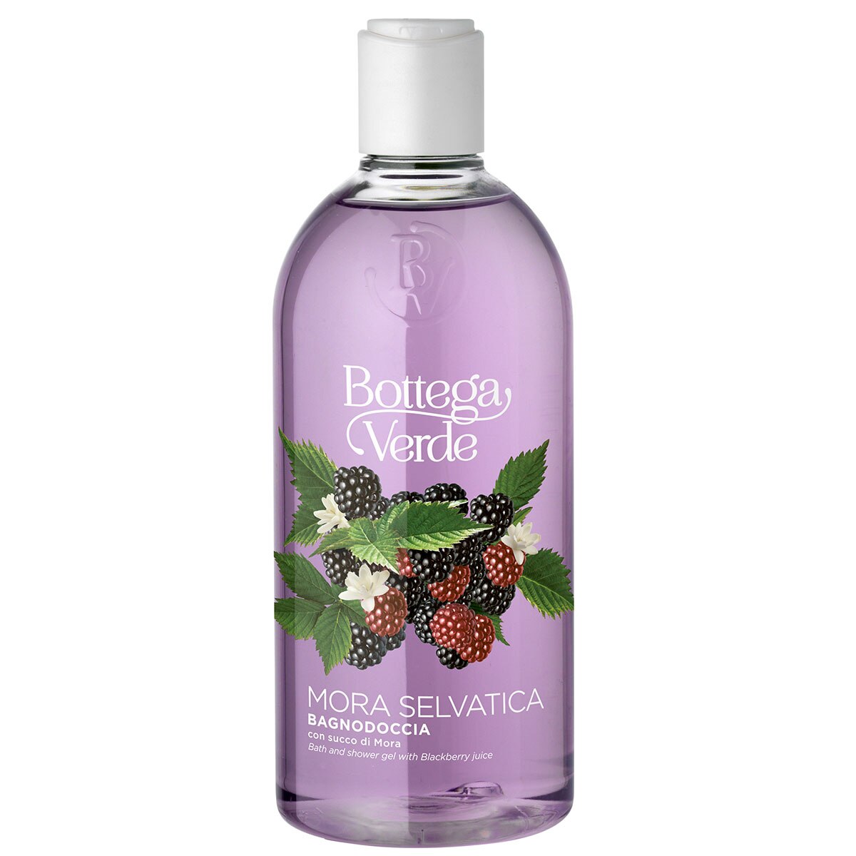 Gel de dus, hidratant, cu aroma de mure salbatice - Mora Selvatica, 400 ML, Bottega Verde