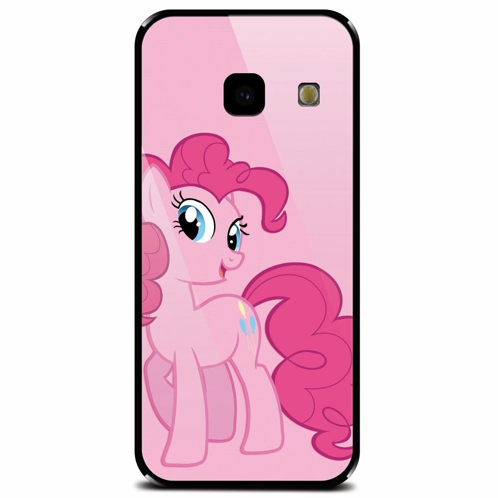 Husa din sticla securizata pentru Samsung Galaxy J4 Plus, Pinkie Pie