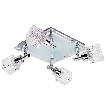 Lustra de tavan 4 X 40W Chrom , Dulie G9 , IP20 Lustra de tavan 4 X 40W Chrom , Dulie G9 , IP20