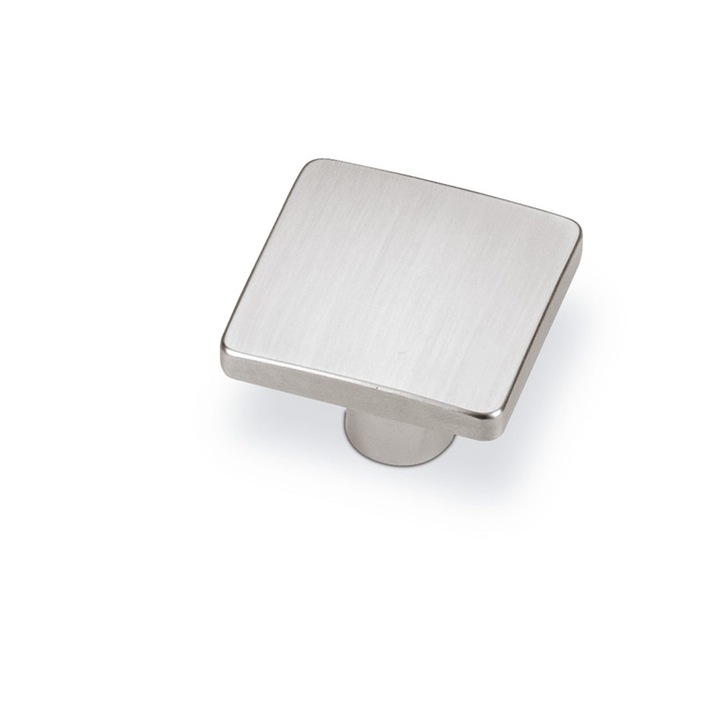 Мебелна дръжка, ESTAMP, квадрат 80х80мм, сатениран хром