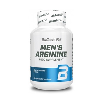 Complex de vitamine, minerale, arginina si extracte de plante Men’s Arginine, 90 capsule, Biotech Complex de vitamine, minerale, arginina si extracte de plante Men’s Arginine, 90 capsule, Biotech