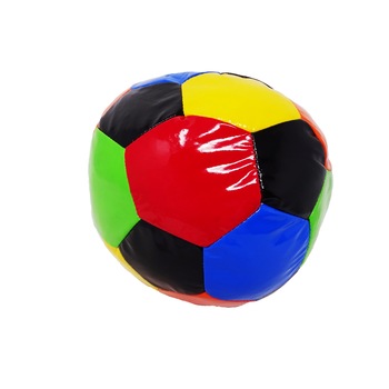 Minge multicolora de plus pentru bebelusi Minge multicolora de plus pentru bebelusi
