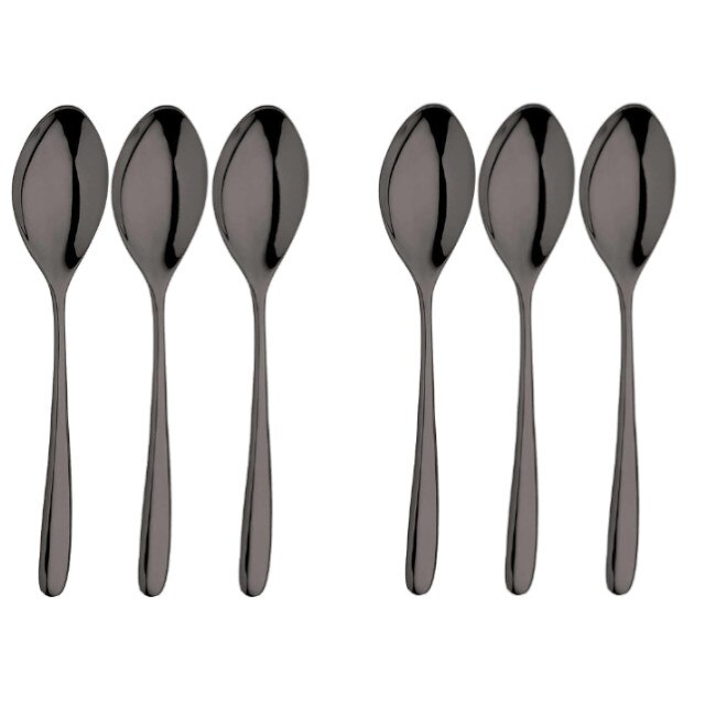 Set 6 linguri de masa grosime 3,5mm INOXRIV NOVECENTO TITANIUM
