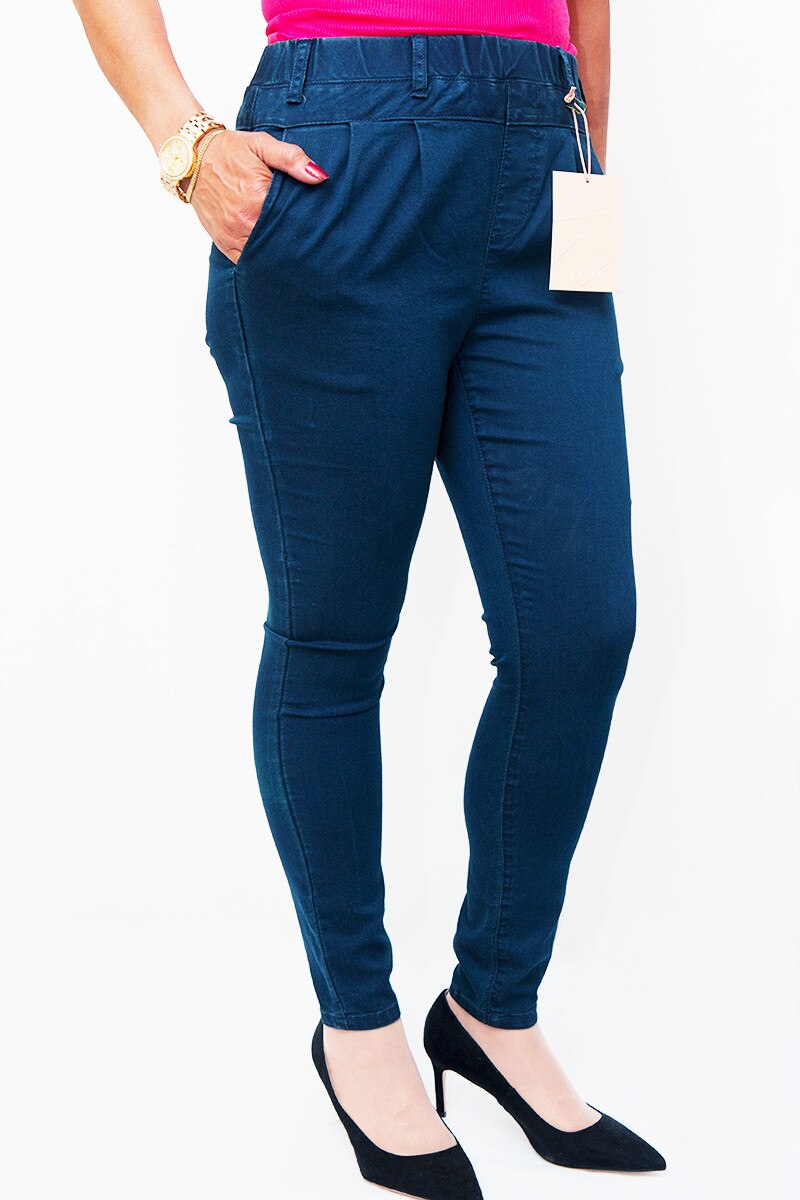 Pantaloni stretch elastici Sisters Point,bleumarin,38