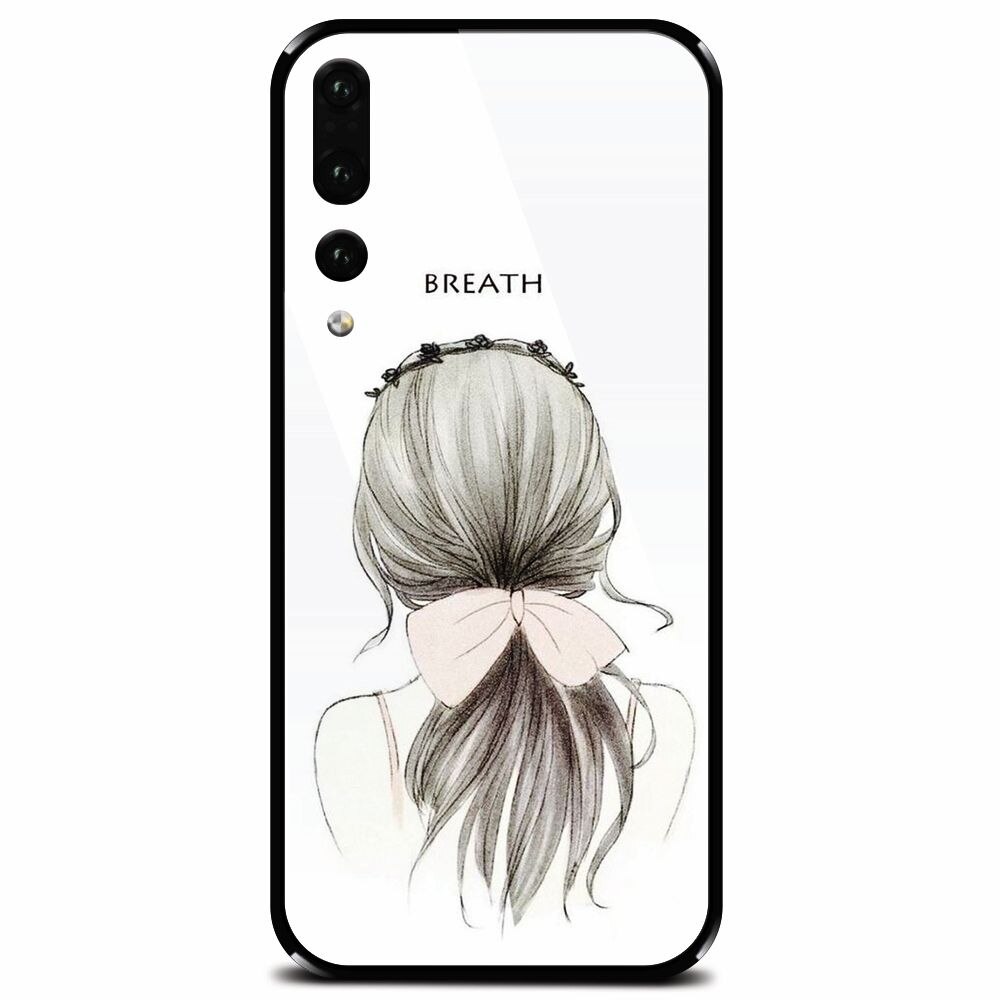 Husa din sticla securizata pentru Huawei P20 Pro, Breath