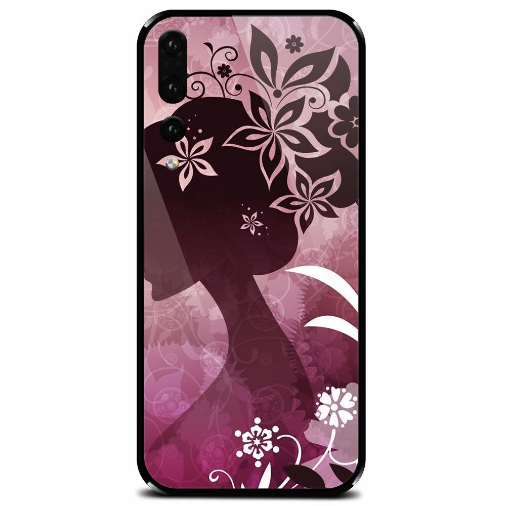 Husa din sticla securizata pentru Huawei P20 Pro, Best Cute Girly