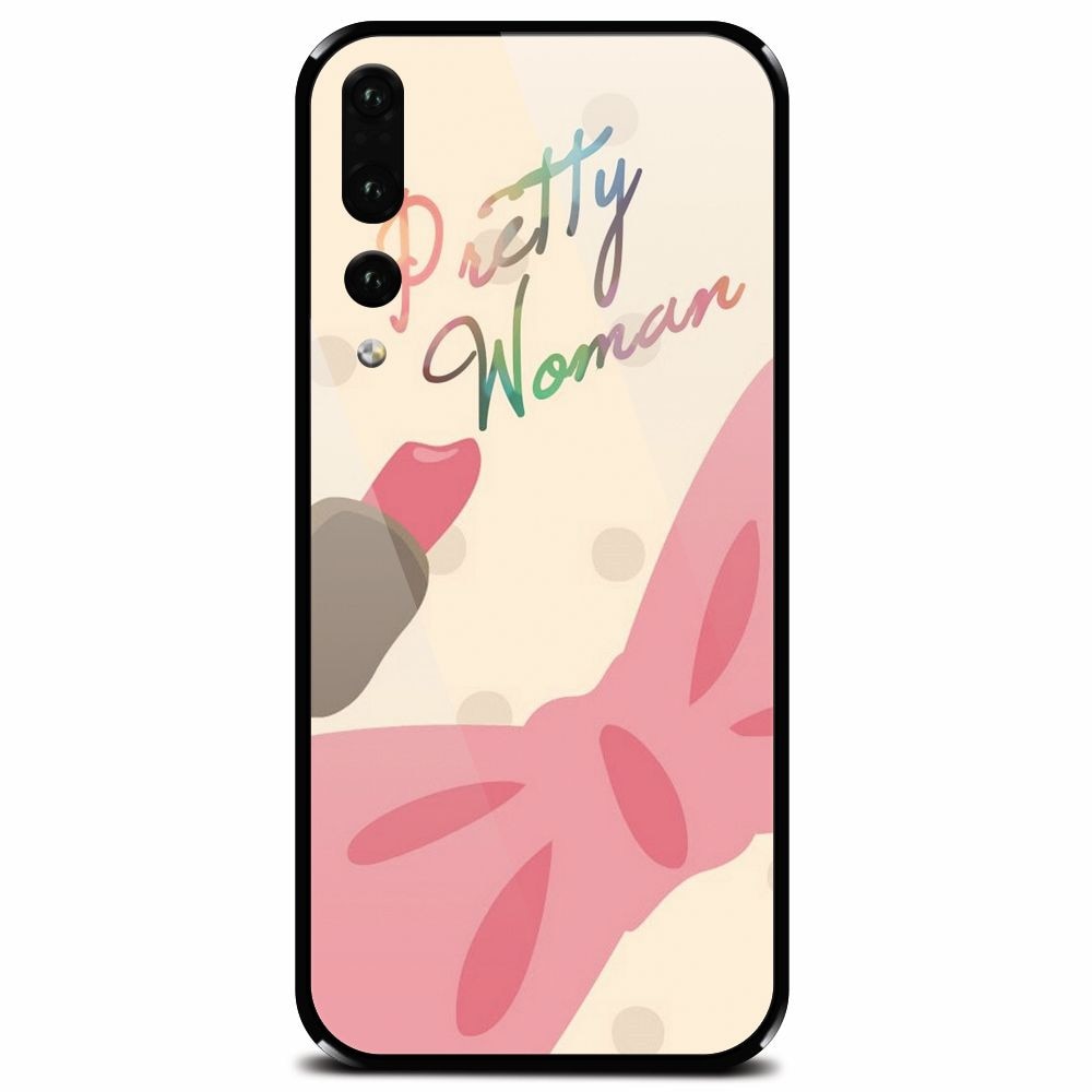 Husa din sticla securizata pentru Huawei P20 Pro, Cute Girly
