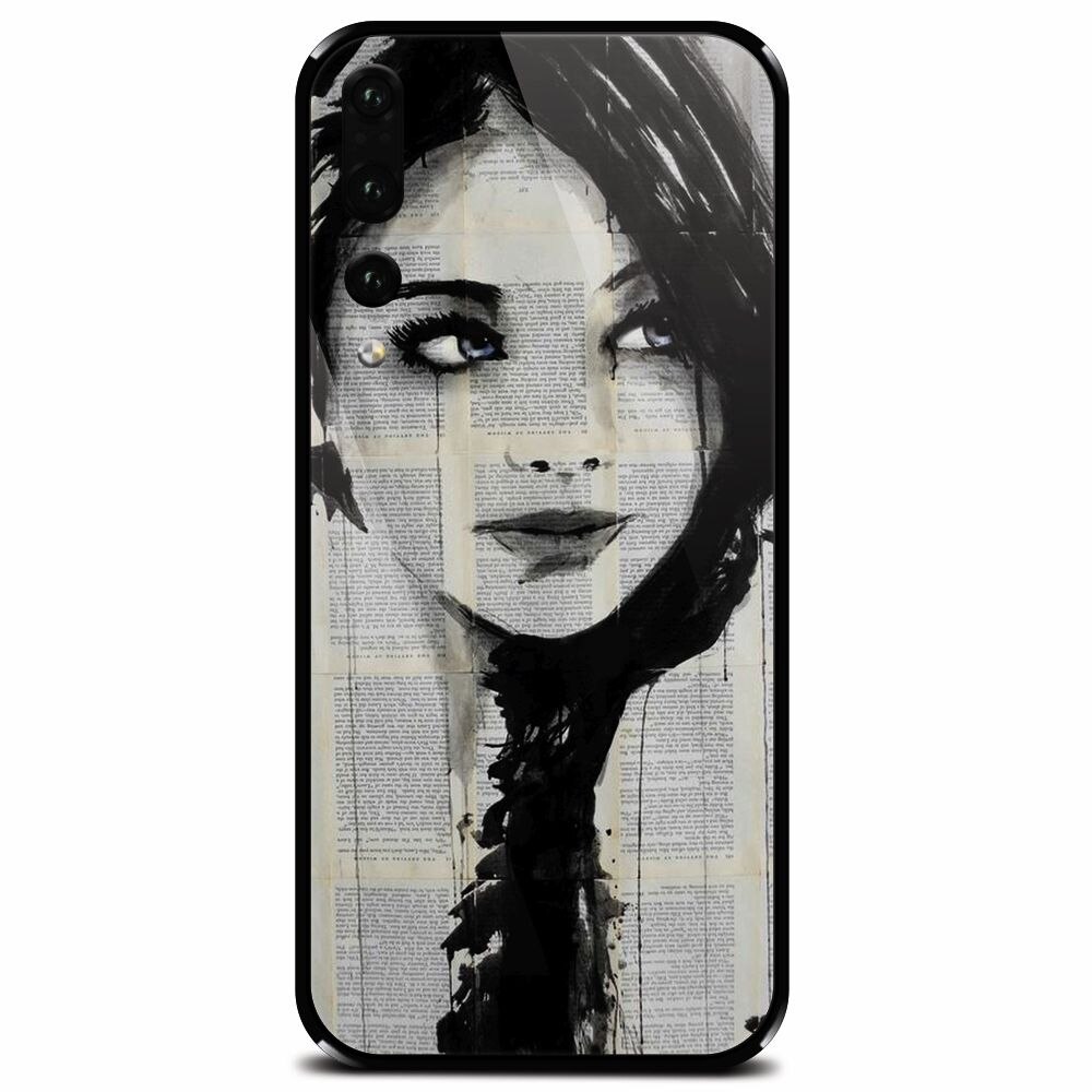 Husa din sticla securizata pentru Huawei P20 Pro, Blue Eyes