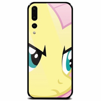 Husa din sticla securizata pentru Huawei P20 Pro, Close Up Fluttershy My Little Pony Friendship Is Magic Husa din sticla securizata pentru Huawei P20 Pro, Close Up Fluttershy My Little Pony Friendship Is Magic