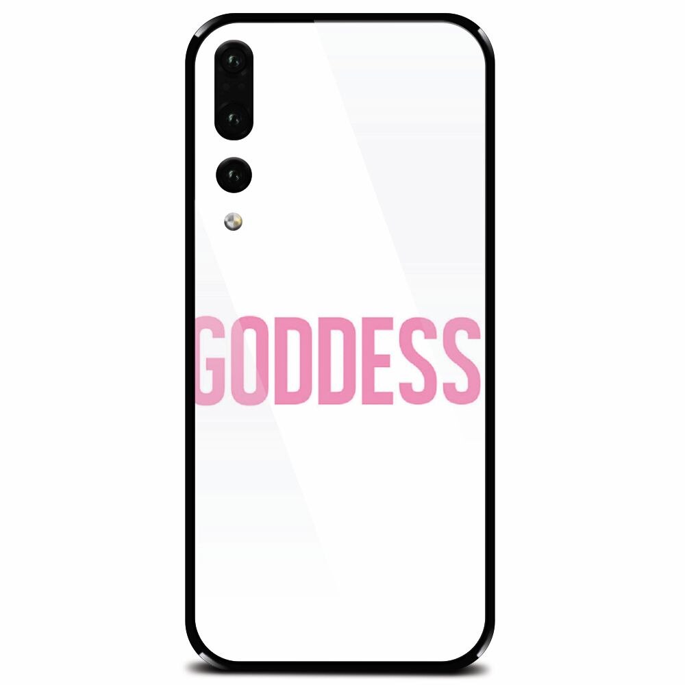Husa din sticla securizata pentru Huawei P20 Pro, Goddess Girly