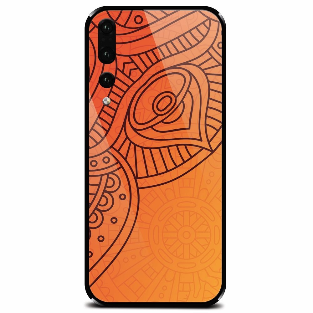 Husa din sticla securizata pentru Huawei P20 Pro, Indian Design