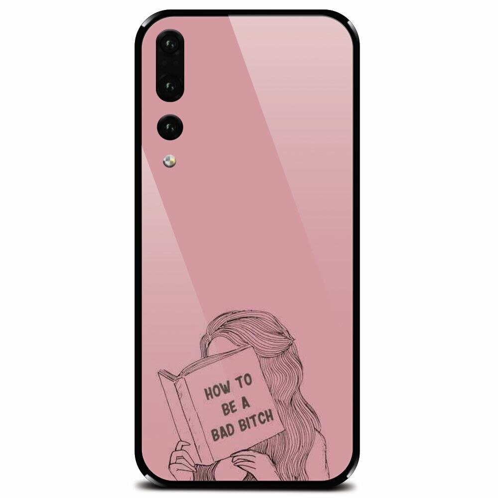 Husa din sticla securizata pentru Huawei P20 Pro, How To Be A Bad