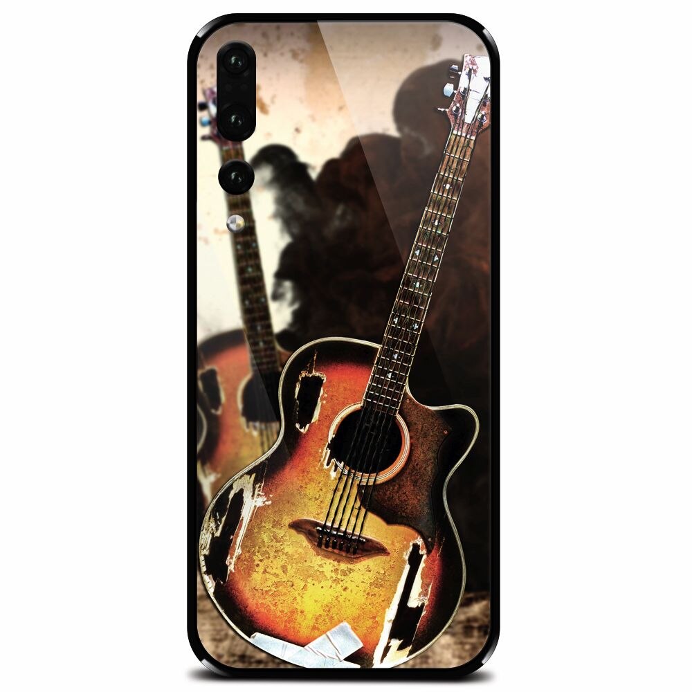 Husa din sticla securizata pentru Huawei P20 Pro, Hardcore Rock