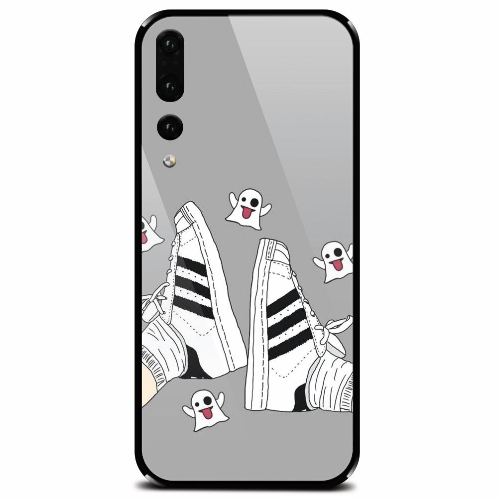 Husa din sticla securizata pentru Huawei P20 Pro, Little Phantoms