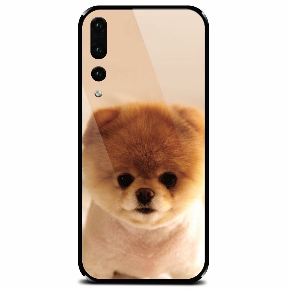 Husa din sticla securizata pentru Huawei P20 Pro, Cutest Puppy Dog