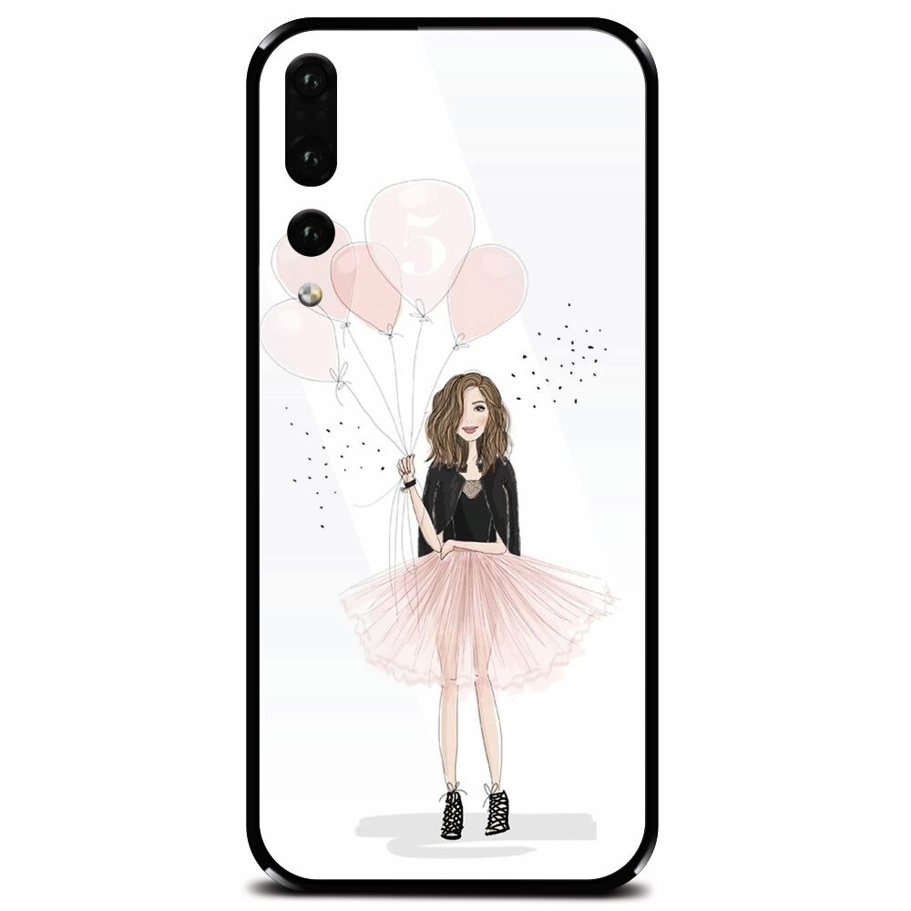 Husa din sticla securizata pentru Huawei P20 Pro, Happy Aniversary