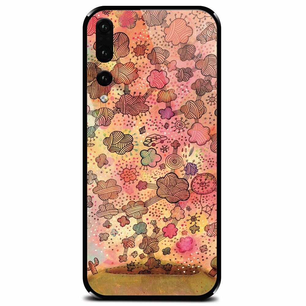 Husa din sticla securizata pentru Huawei P20 Pro, Girly X