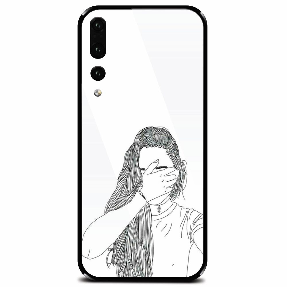 Husa din sticla securizata pentru Huawei P20 Pro, Dont Look