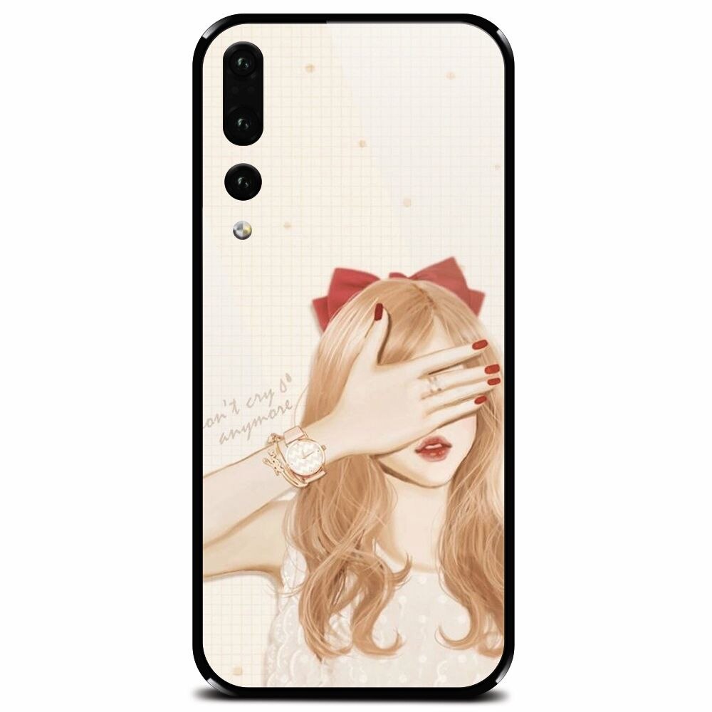 Husa din sticla securizata pentru Huawei P20 Pro, Dont Cry Anymore