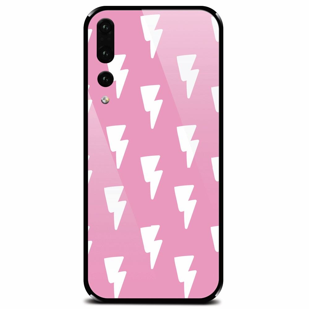 Husa din sticla securizata pentru Huawei P20 Pro, Electric Pink