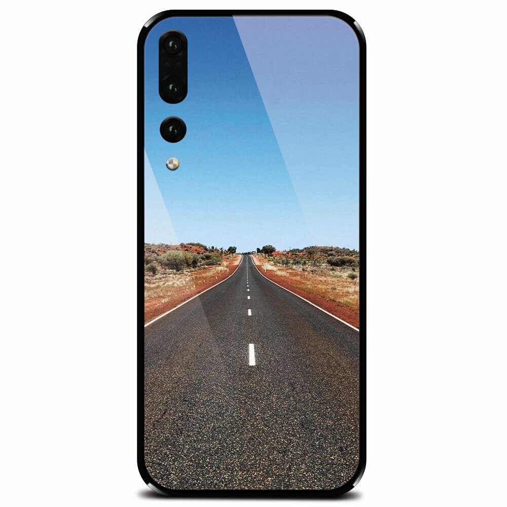 Husa din sticla securizata pentru Huawei P20 Pro, Road To Future