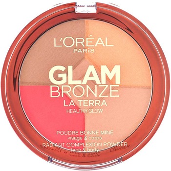 Paleta L'Oreal Glam Bronze La Terra Healthy Glow, 02 Medium Speranza, 6g Paleta L'Oreal Glam Bronze La Terra Healthy Glow, 02 Medium Speranza, 6g
