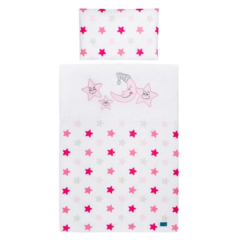 Set lenjerie de pat 2 piese pentru bebelusi Belisima P01-551, Multicolor