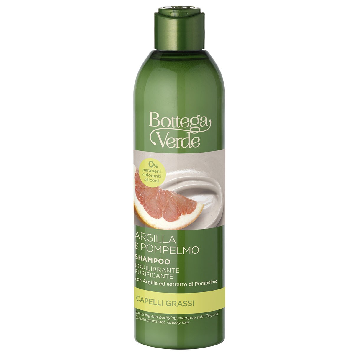 Sampon cu extract de grapefruit si argila, 250 ML, Bottega Verde