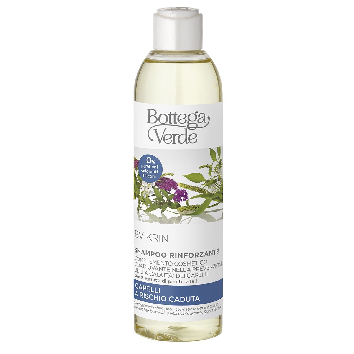 Sampon pentru prevenirea caderii parului - BV Krin, 250 ML, Bottega Verde