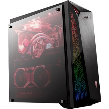 Sistem Desktop PC Gaming MSI Infinite X Plus 9SE-423EU cu procesor Intel® Core™ i7-9700K pana la 4.90 GHz, Coffee Lake, 16GB DDR4, 2TB HDD, 512GB SSD, GeForce® RTX 2080 8GB GDDR6, Microsoft Windows 10 Home, Black Sistem Desktop PC Gaming MSI Infinite X Plus 9SE-423EU cu procesor Intel® Core™ i7-9700K pana la 4.90 GHz, Coffee Lake, 16GB DDR4, 2TB HDD, 512GB SSD, GeForce® RTX 2080 8GB GDDR6, Microsoft Windows 10 Home, Black