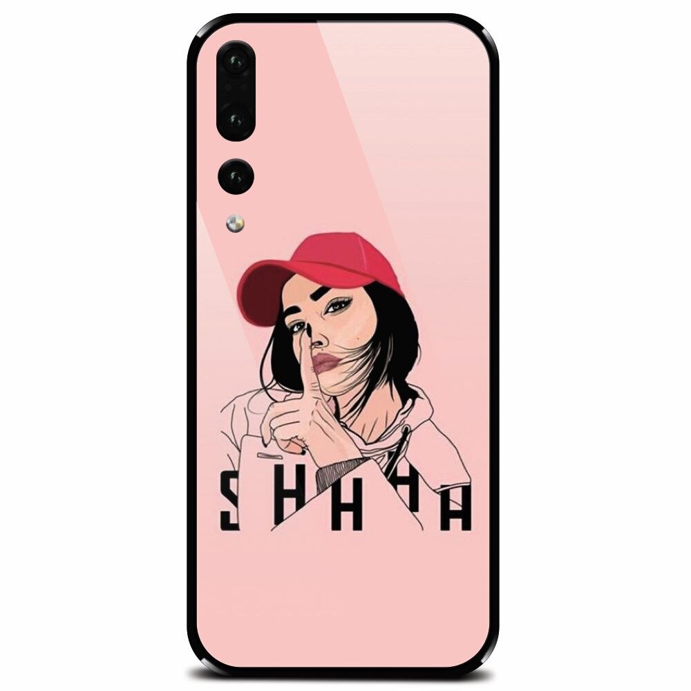 Husa din sticla securizata pentru Huawei P20 Pro, Shhh