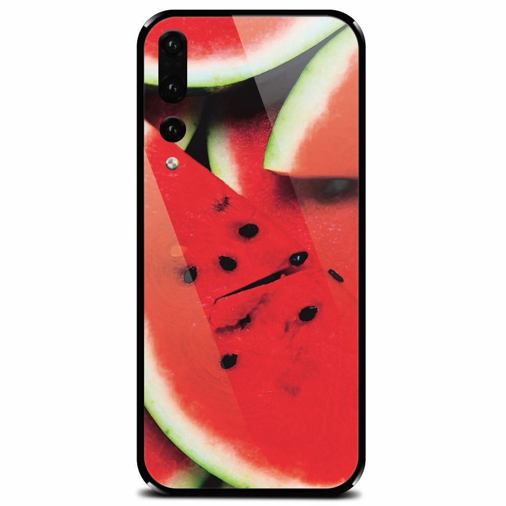 Husa din sticla securizata pentru Huawei P20 Pro, S Of Watermelon Slice