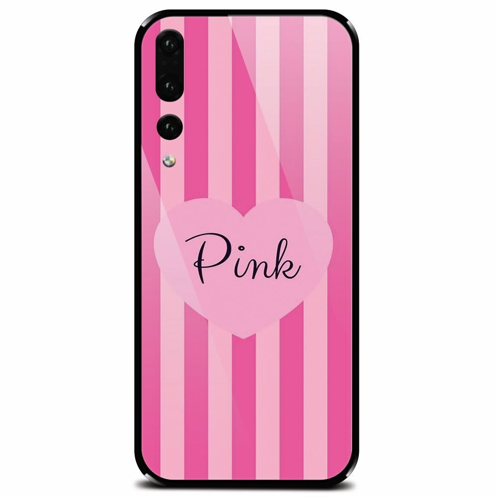 Husa din sticla securizata pentru Huawei P20 Pro, Pink