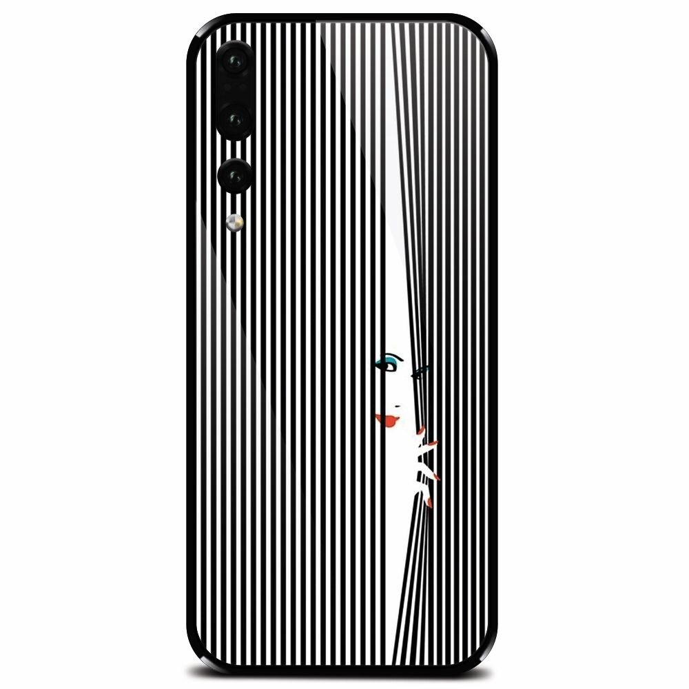 Husa din sticla securizata pentru Huawei P20 Pro, Stripe