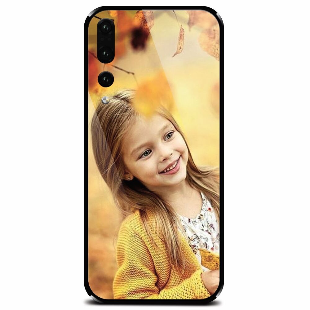 Husa din sticla securizata pentru Huawei P20 Pro, Personalizata