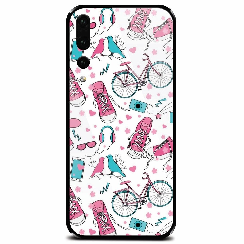 Husa din sticla securizata pentru Huawei P20 Pro, Travel