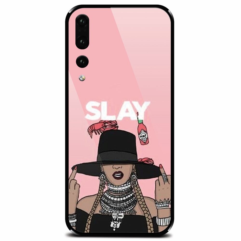 Husa din sticla securizata pentru Huawei P20 Pro, Slay