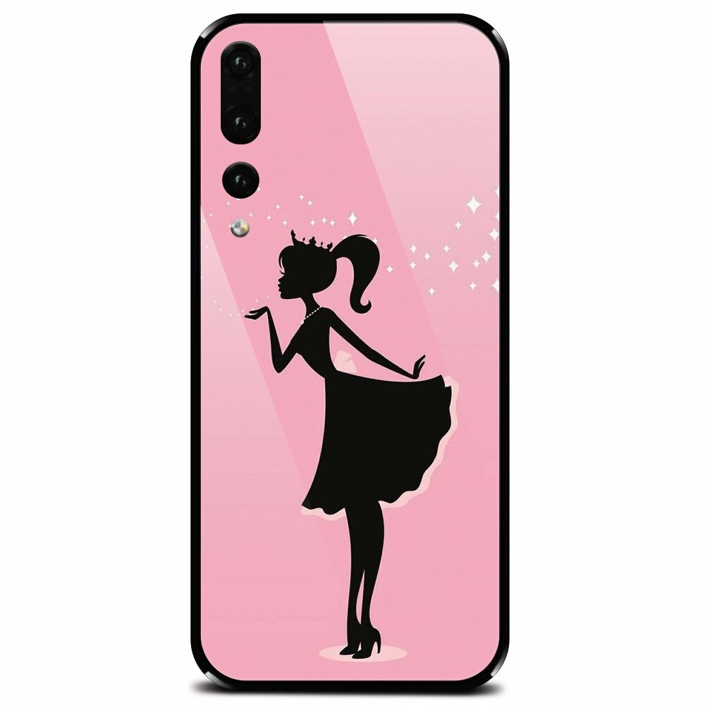 Husa din sticla securizata pentru Huawei P20 Pro, Princess 2