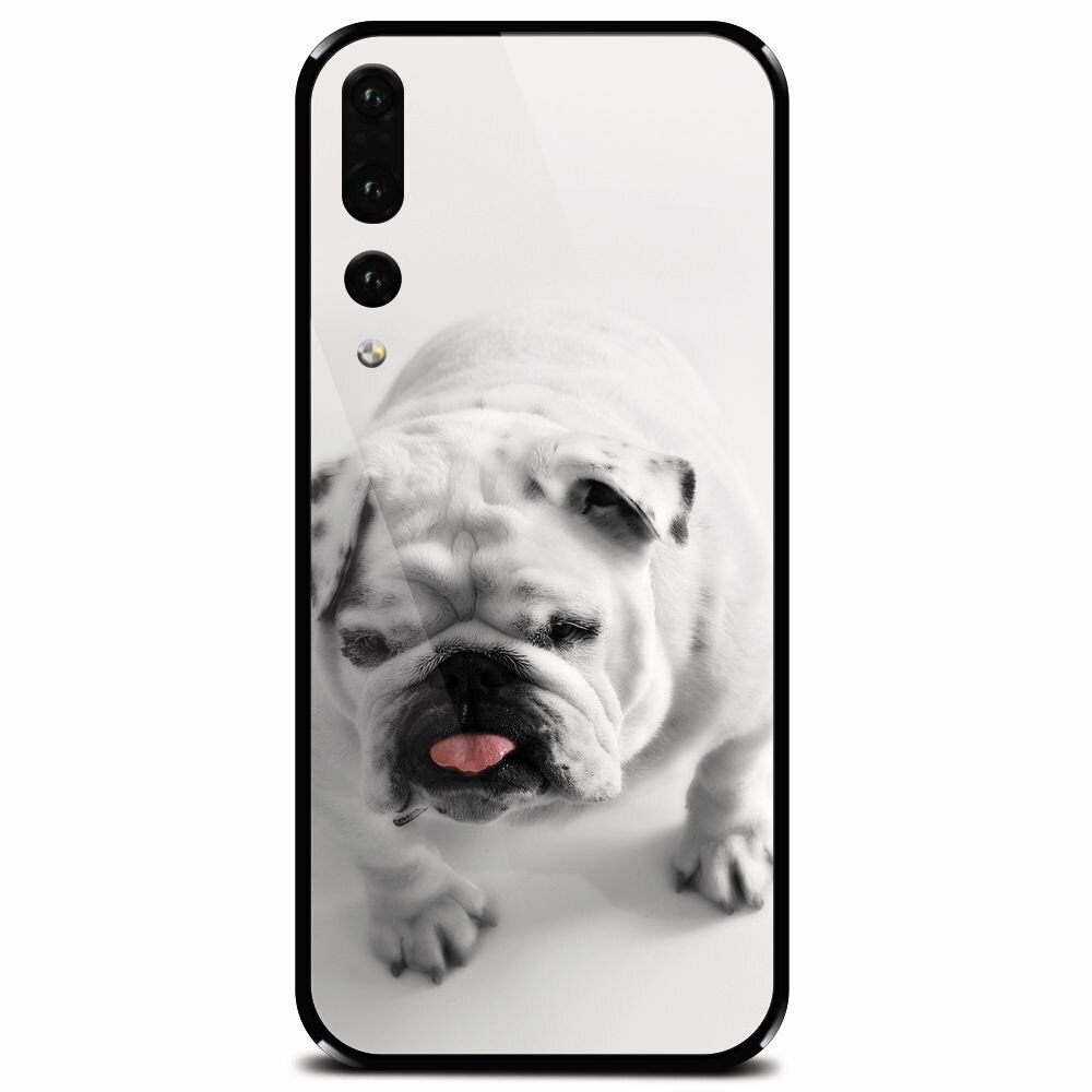 Husa din sticla securizata pentru Huawei P20 Pro, Pretty Doggy