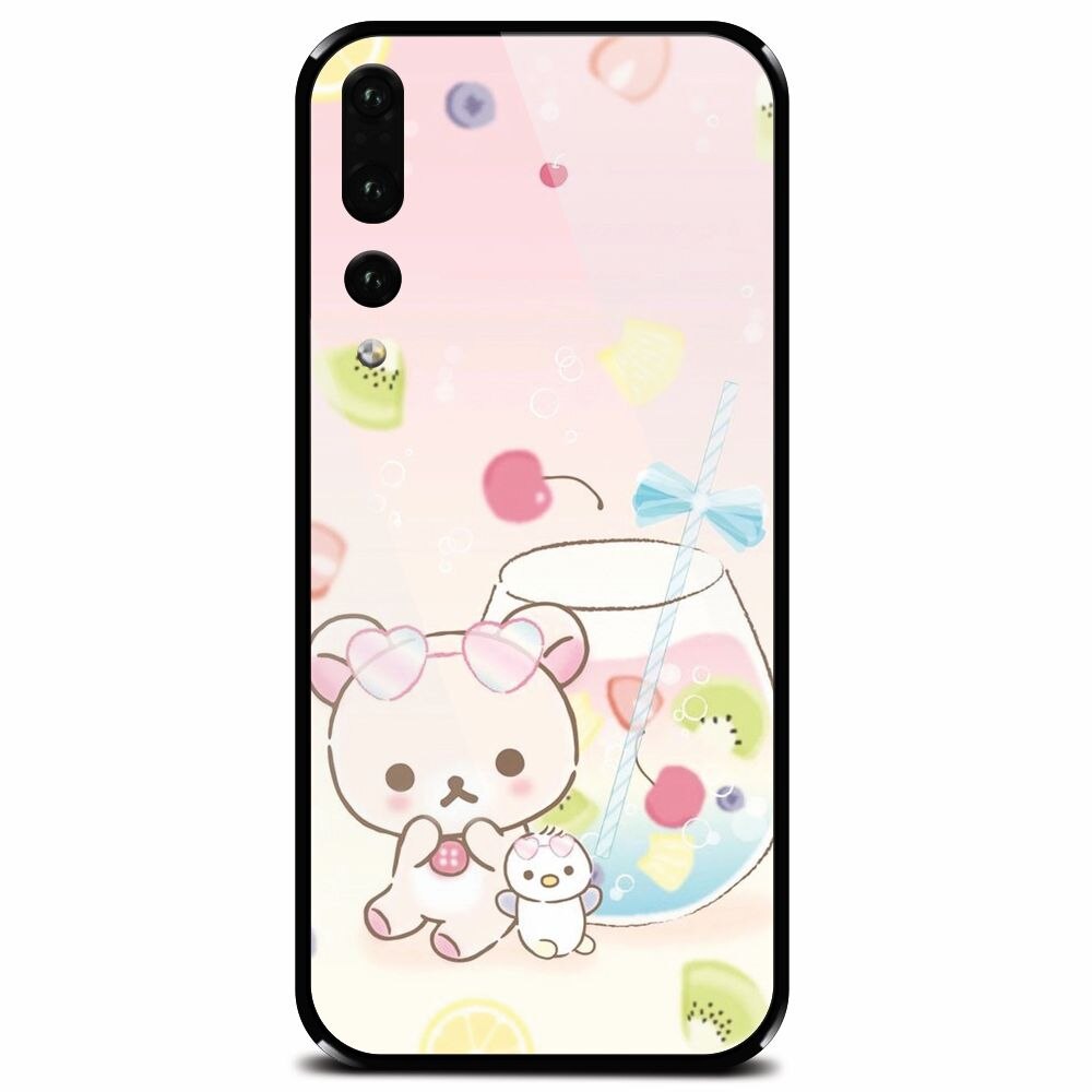 Husa din sticla securizata pentru Huawei P20 Pro, Tiny And Cute