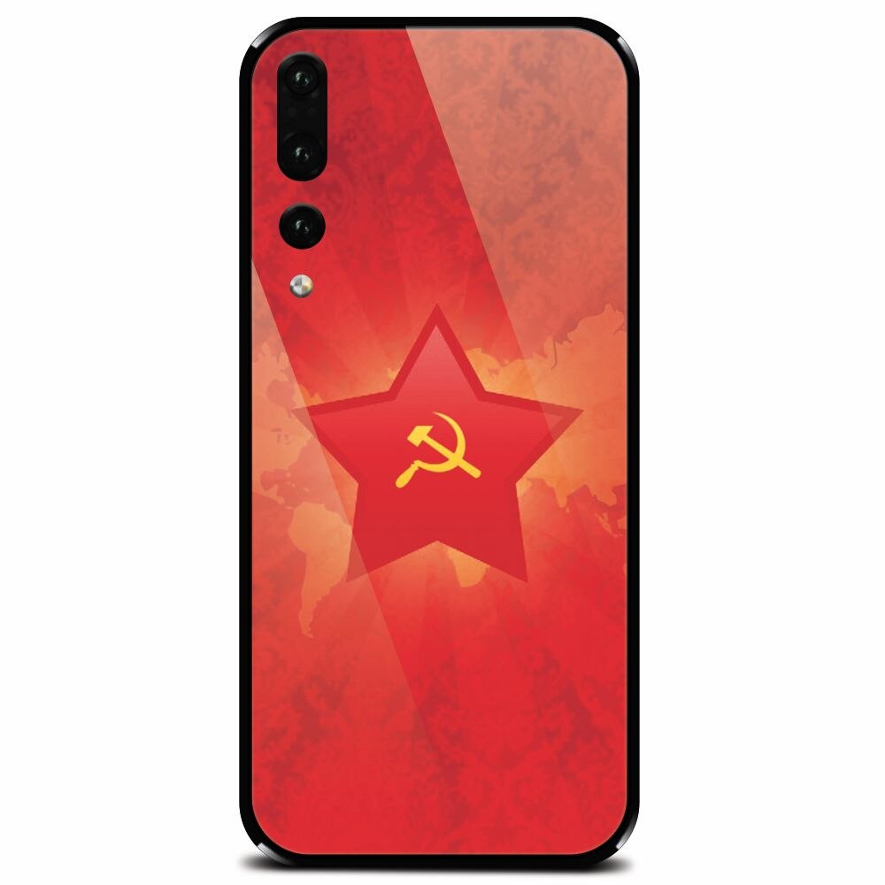 Husa din sticla securizata pentru Huawei P20 Pro, Soviet Union
