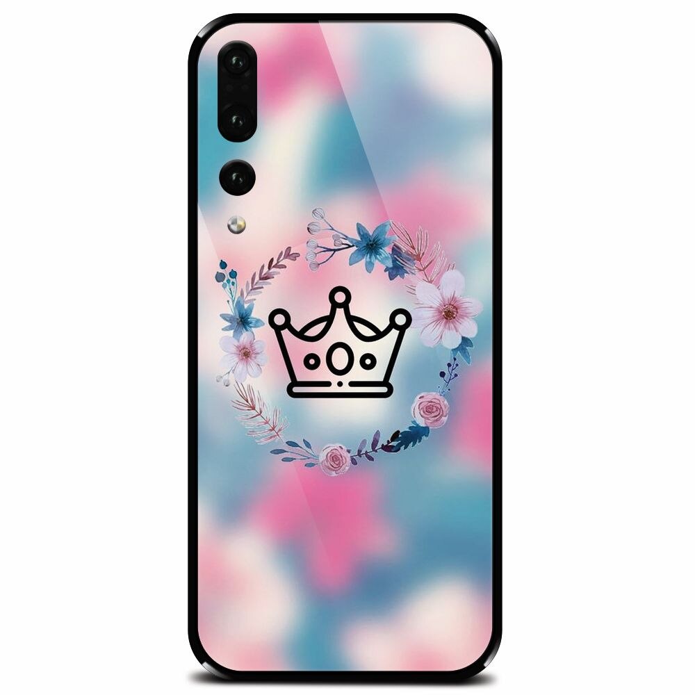 Husa din sticla securizata pentru Huawei P20 Pro, Qeen