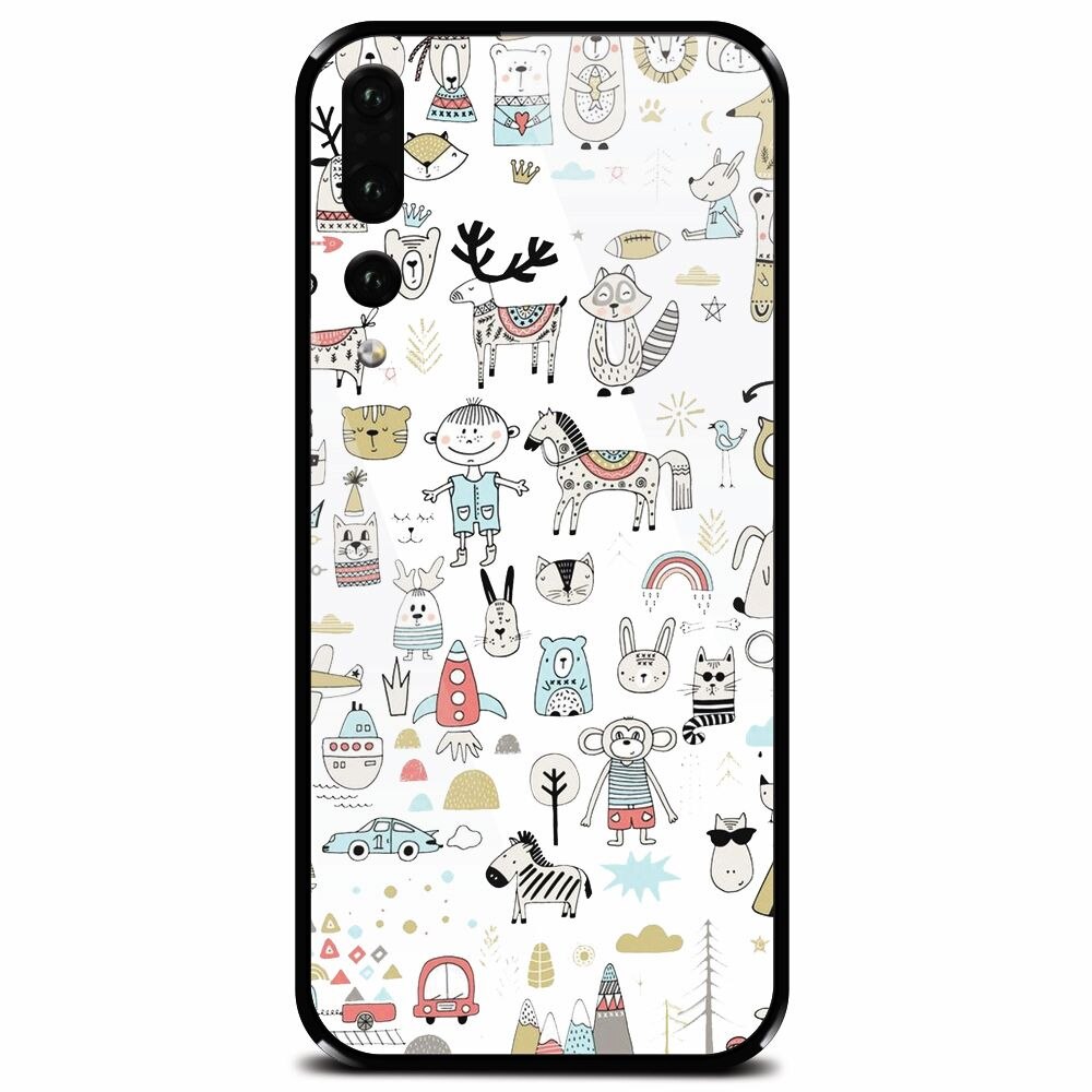 Husa din sticla securizata pentru Huawei P20 Pro, Toys