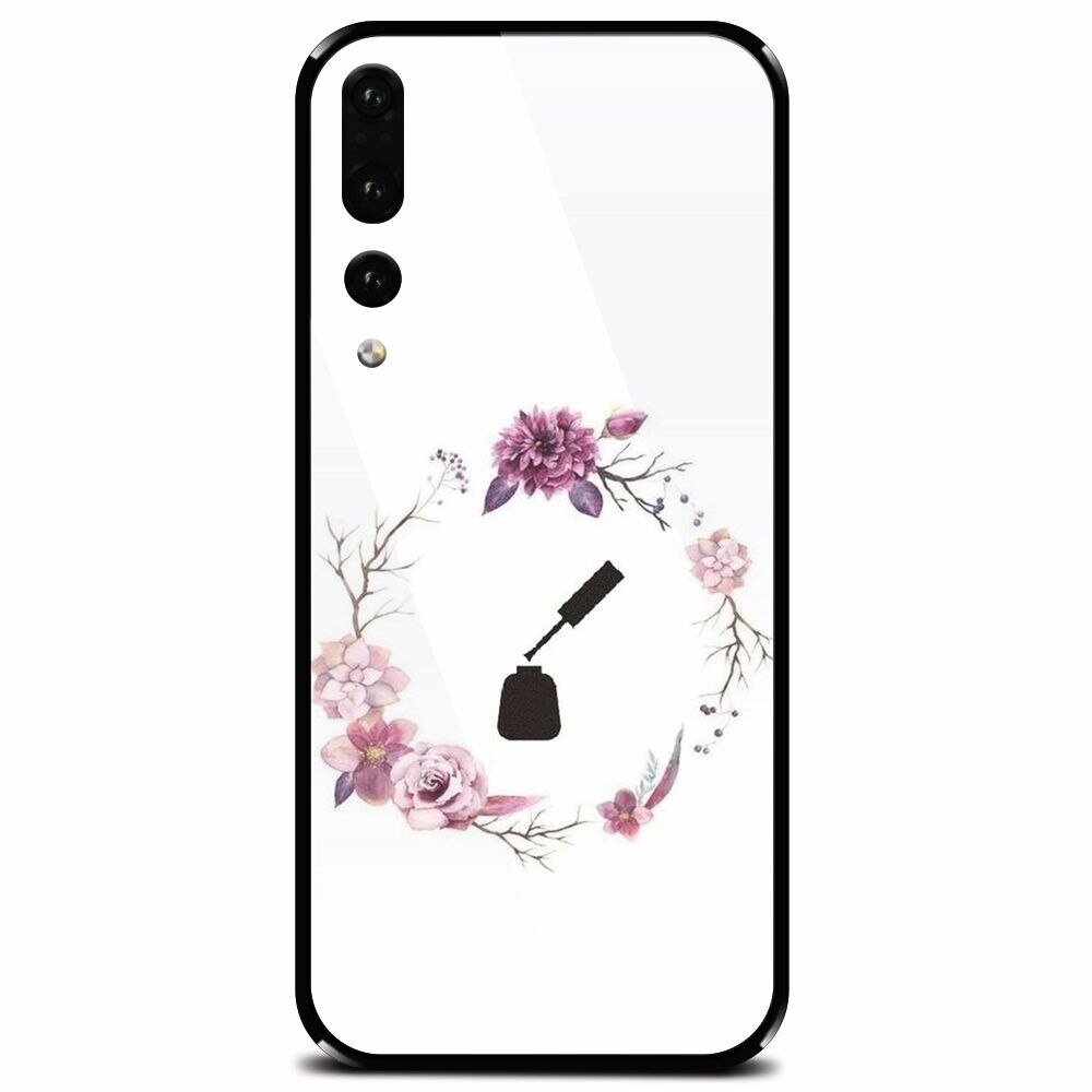 Husa din sticla securizata pentru Huawei P20 Pro, Icon Nail