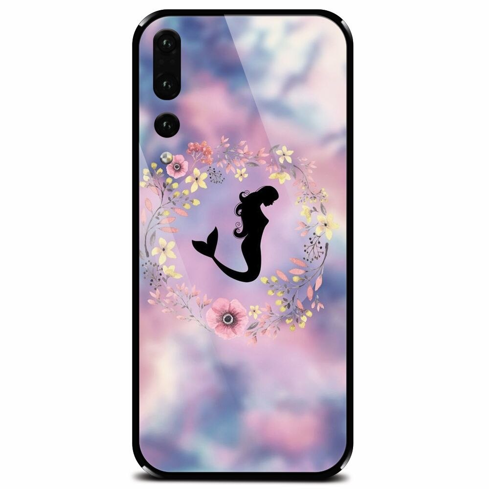 Husa din sticla securizata pentru Huawei P20 Pro, Siren
